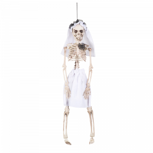 Squelette Mariée à Suspendre 40 cm – Décoration Halloween