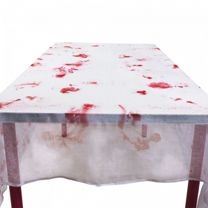 Nappe Sanglante avec Traces de Sang 150 x 180 cm – Halloween