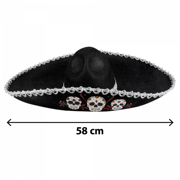 Sombrero Tête de Mort Dia de los Muertos – Jour des Morts