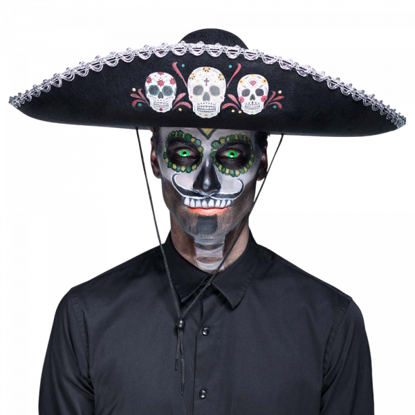 Sombrero Tête de Mort Dia de los Muertos – Jour des Morts