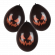 Lot de 6 Ballons Latex Citrouille Effrayante Ø 25 cm – Halloween