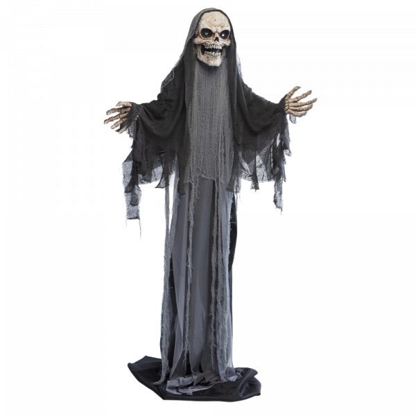 Poupée Squelette Faucheuse Animée Grandissante 180 à 215 cm – Halloween