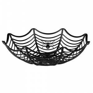 Corbeille Toile d’Araignée 27 cm – Décoration Halloween