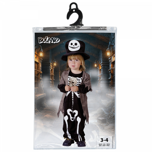 Déguisement Squelette Garçon 3-4 Ans – Halloween
