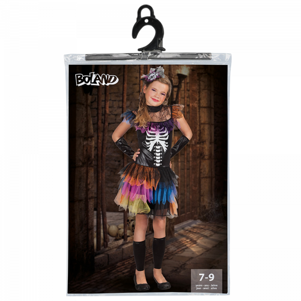 Déguisement Princesse Squelette Fille 7-9 Ans – Halloween