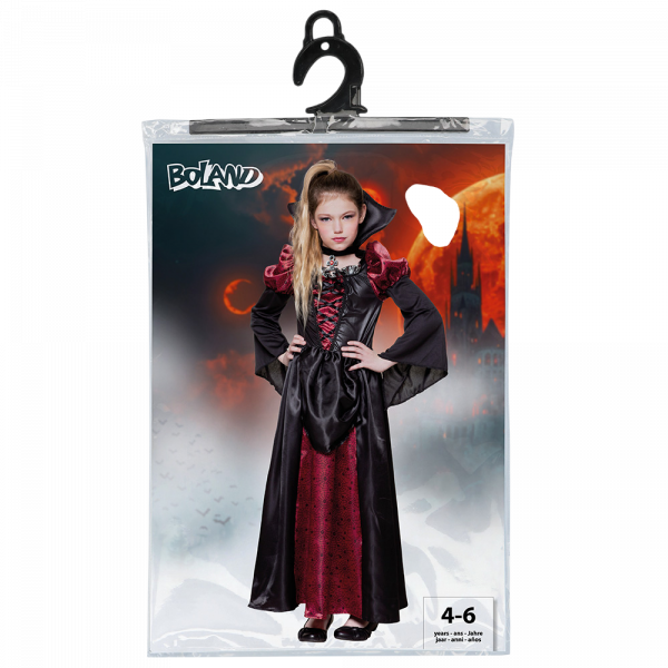 Déguisement Reine Vampire Fille 4-6 Ans – Halloween