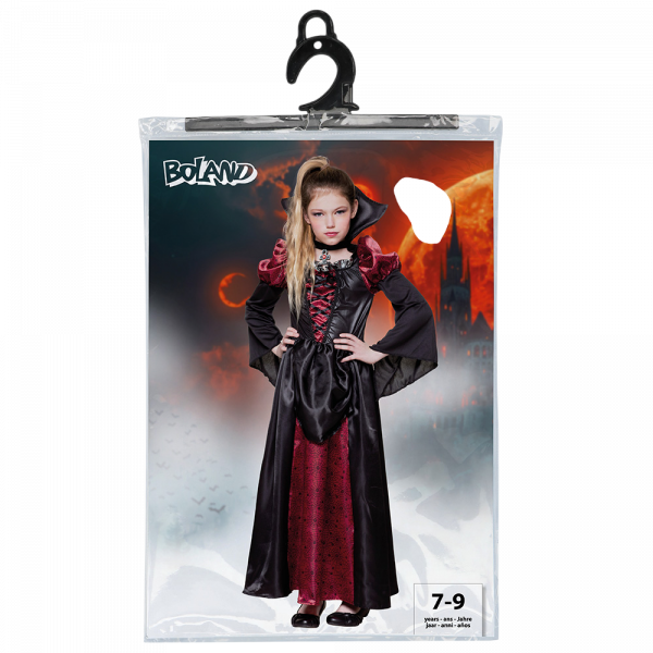 Déguisement Reine Vampire Fille 7-9 Ans – Halloween