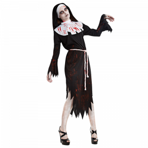 Déguisement Nonne Zombie Femme M/L – Halloween