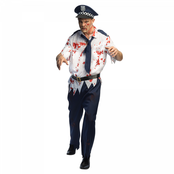 Déguisement Policier Zombie Homme XL – Halloween