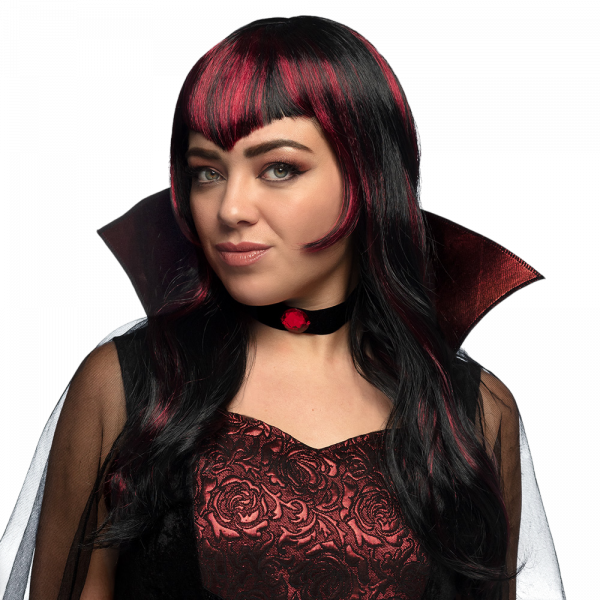 Perruque Vampire à Mèches – Déguisement Halloween