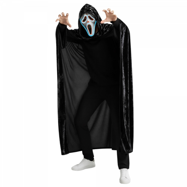 Cape Noire 170 cm – Déguisement Halloween