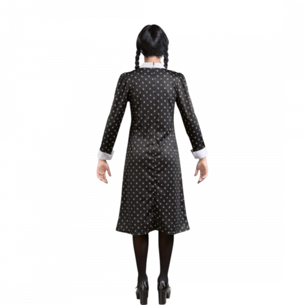 Robe Noire Mercredi Addams M – Déguisement Femme