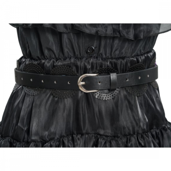 Robe de Bal Noire Mercredi Addams 152 cm – Déguisement Enfant