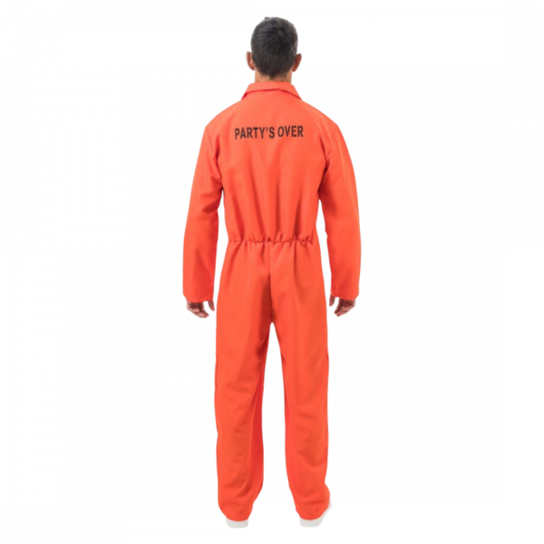 Déguisement Prisonnier Orange 180 cm – Combinaison Halloween