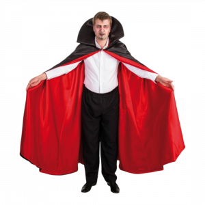 Cape Vampire Rouge et Noire 170 cm – Déguisement Halloween