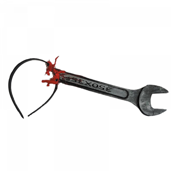 Serre-Tête Clé Plate Ensanglantée – Accessoire Halloween