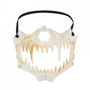 Masque Mâchoire Squelette à Dents – Accessoire Halloween