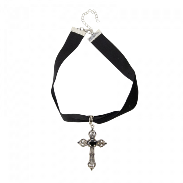 Collier Croix Gothique – Bijou Halloween