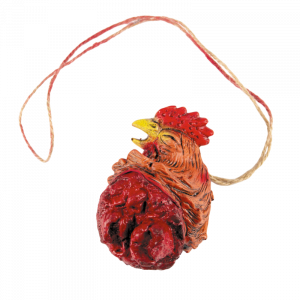 Collier Coq Décapité – Accessoire Halloween