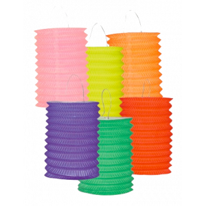 lot de lampions colorés
