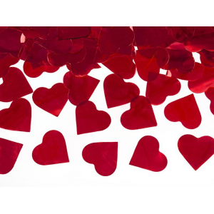 Canon à confettis coeur rouge 2