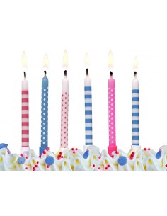 Fournitures de fête bougie d'anniversaire créative romantique adulte  Confession bougie ondulée bougies scoliose décoration de gâteau T500695