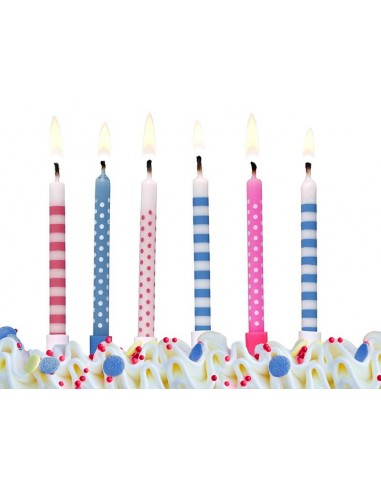 Bougie design du bord 6 ans bougies d'anniversaire numéro 6, bougies  d'anniversaire or, convient pour les fêtes d'anniversaire
