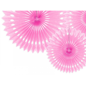 rosace papier rose 2