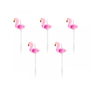 bougie flamant rose