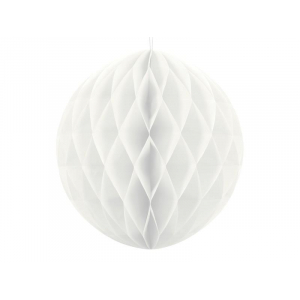 Boule nid d'abeille blanc