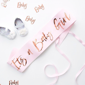 echarpe baby shower fille 2
