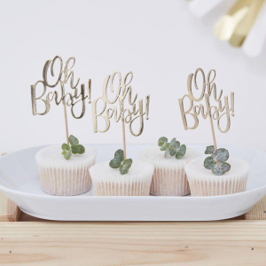 cupcake topper baby shower 2