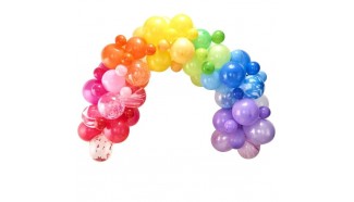 arche en ballon multicolore