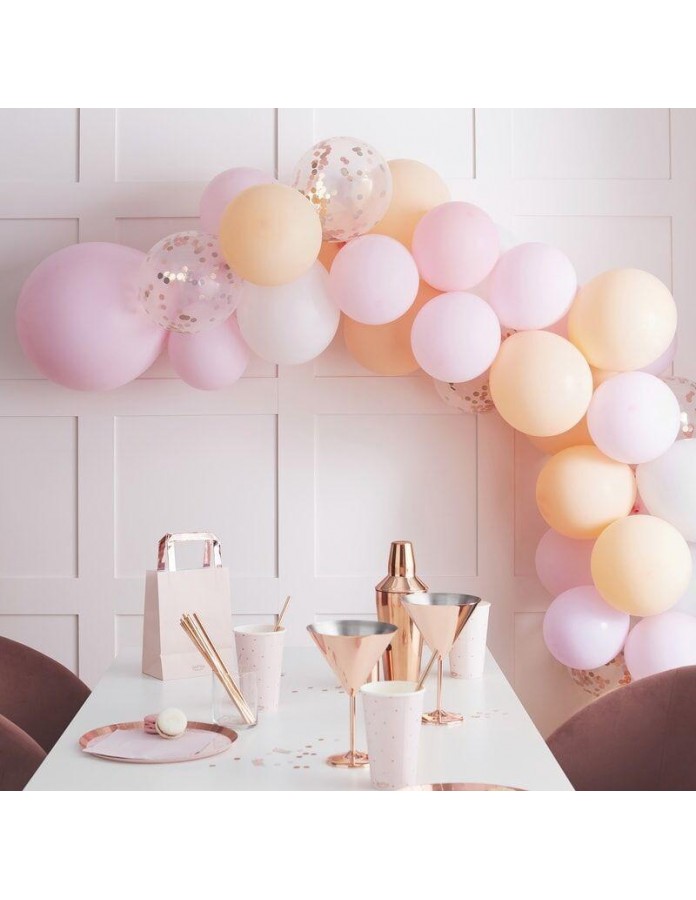 Holly Party  Ballon rose, Arche ballon, Ballon baudruche