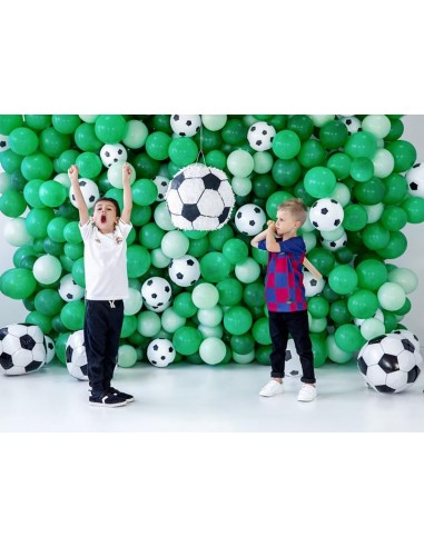 Ballons de football Football Noir Blanc Joyeux anniversaire Garçon Enfants  Décorations de fête -  France