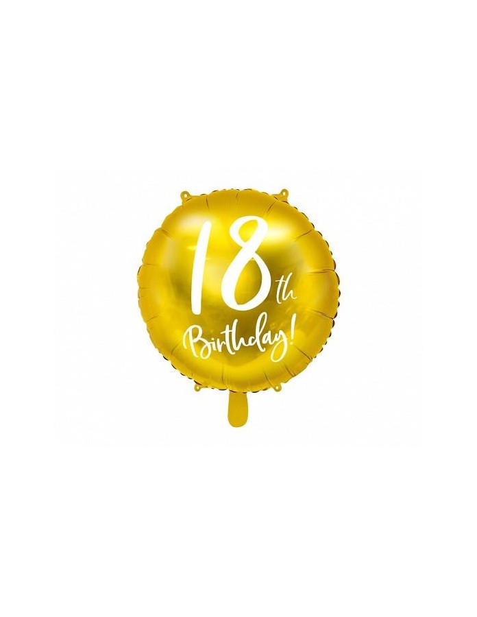 18 24838 Folat Ballons pour 18e anniversaire Bleu 