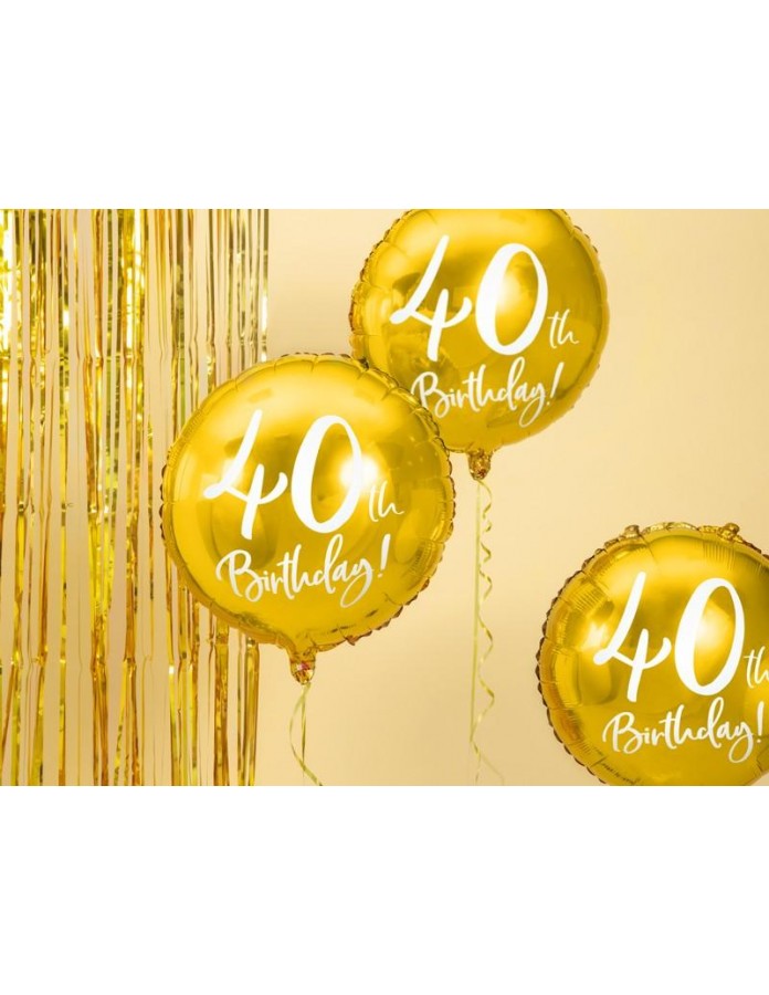 Ballon Anniversaire 40 ans - Ballons - Rue de la Fête