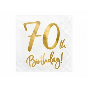 serviette de table 70 ans