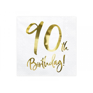 serviette de table 90 ans