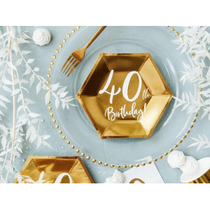 assiette en carton 40 ans 2