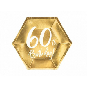 assiette en carton 60 ans