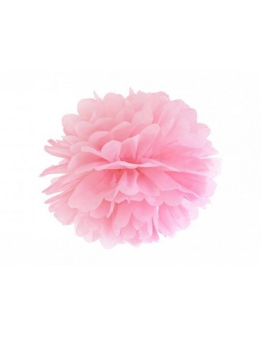 pompon rose en papier