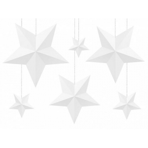 decoration etoile blanc