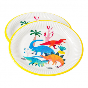 assiette en carton dinosaure 2