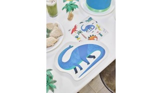 serviette de table dinosaure
