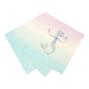 serviette en papier sirène 2