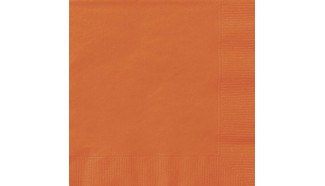 serviette en papier orange