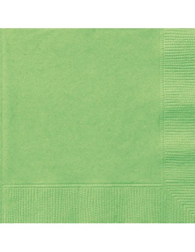 serviette en papier vert clair