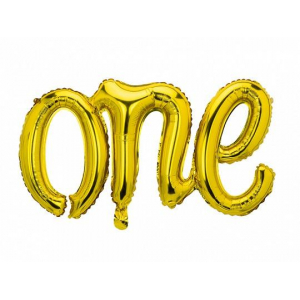 ballon 1 an doree