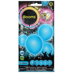 ballons lumineux bleu